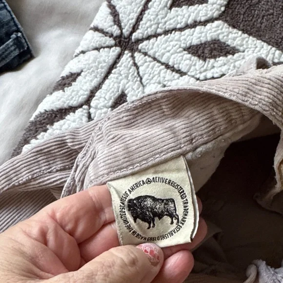 Active USA Kids' Casual Corduroy Pants in Beige - Picture 5 of 12